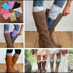 Lace Boot Cuff(Gray)